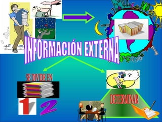 DETERMINAR SE DIVIDE EN 2 INFORMACIÓN EXTERNA 