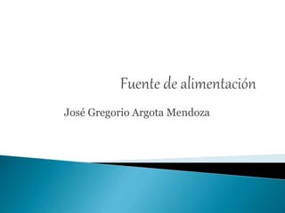 José Gregorio Argota Mendoza
 