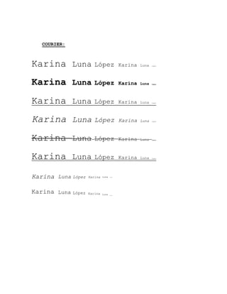 COURIER:
Karina Luna López Karina Luna López
Karina Luna López Karina Luna López
Karina Luna López Karina Luna López
Karina Luna López Karina Luna López
Karina Luna López Karina Luna López
Karina Luna López Karina Luna López
Karina Luna López Karina Luna López
Karina Luna López Karina Luna López
 