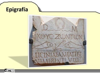 Epigrafía
 