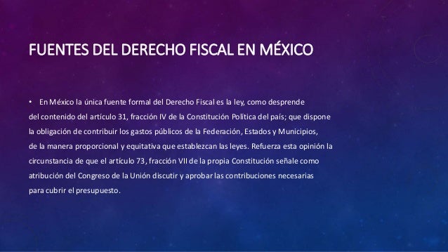 Fuentes delderechoformalenmateriafiscal