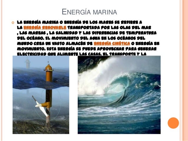 Fuentes de energía no contaminantes