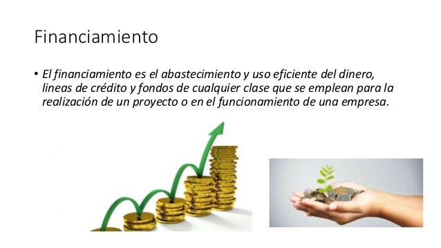 Fuentes de financiamiento