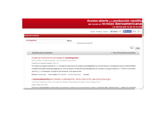 Fuentes de información en Ciencias Sociales | PDF