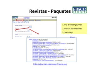 Fuentes de información en Ciencias Sociales | PDF