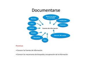 Fuentes de información en Ciencias Sociales | PDF