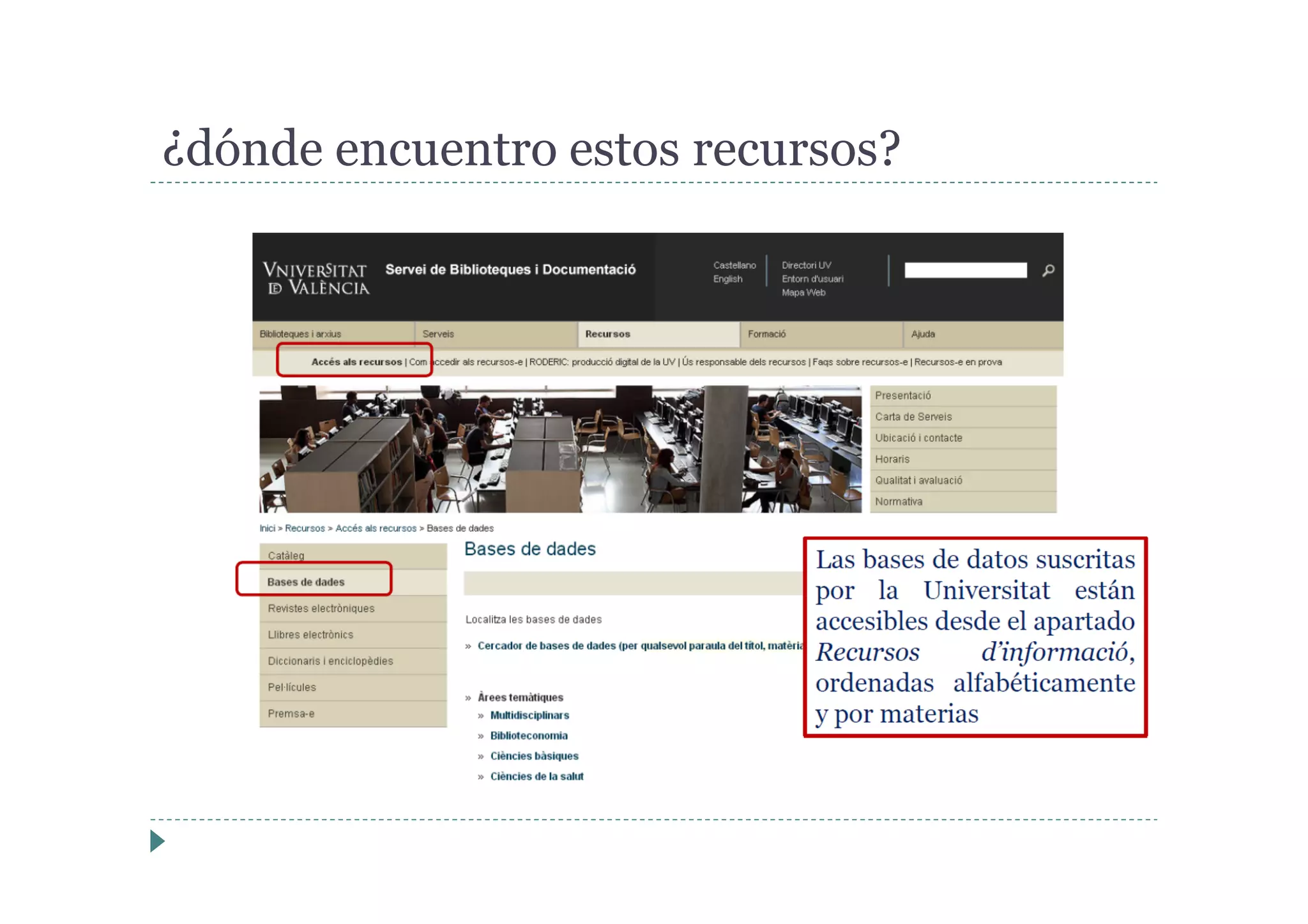 ¿dónde encuentro estos recursos?
 