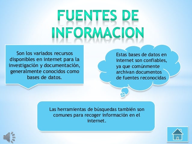 Fuentes de informacion