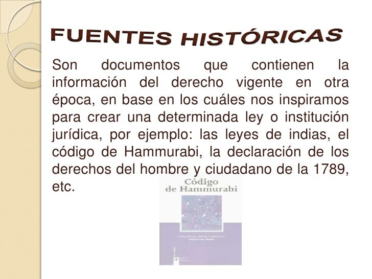 Fuentes del derecho