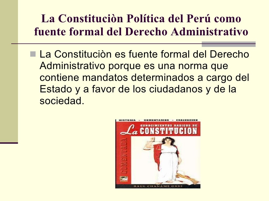 Fuentes del derecho administrativo