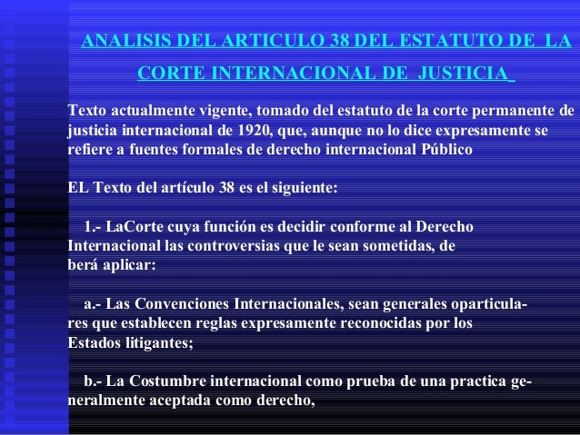 FUENTES DEL DERECHO INTERNACIONAL PÚBLICO