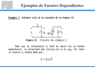 Ejemplos de Fuentes Dependientes
 
