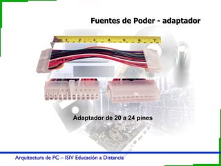 Fuentes de Poder - adaptador Adaptador de 20 a 24 pines 