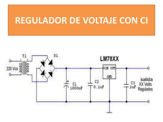 REGULADOR DE VOLTAJE CON CI