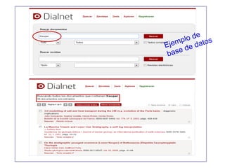 lo de tos
E jemp e da
 ba se d
 