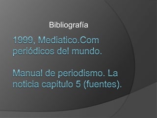 Bibliografía
