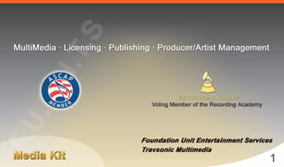 F.U.E.N.T.S Media Kit - Music licensing