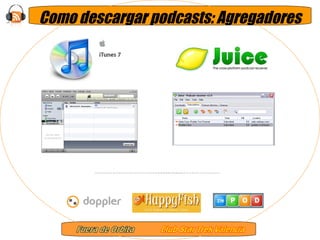 Como descargar podcasts: Agregadores 