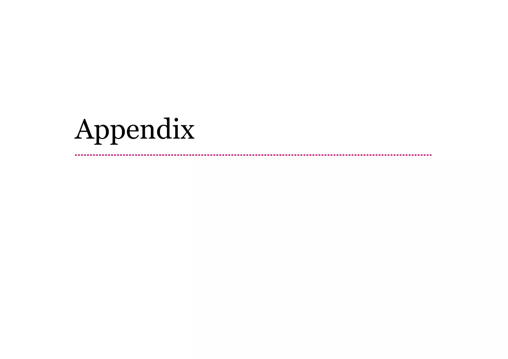 Appendix
 