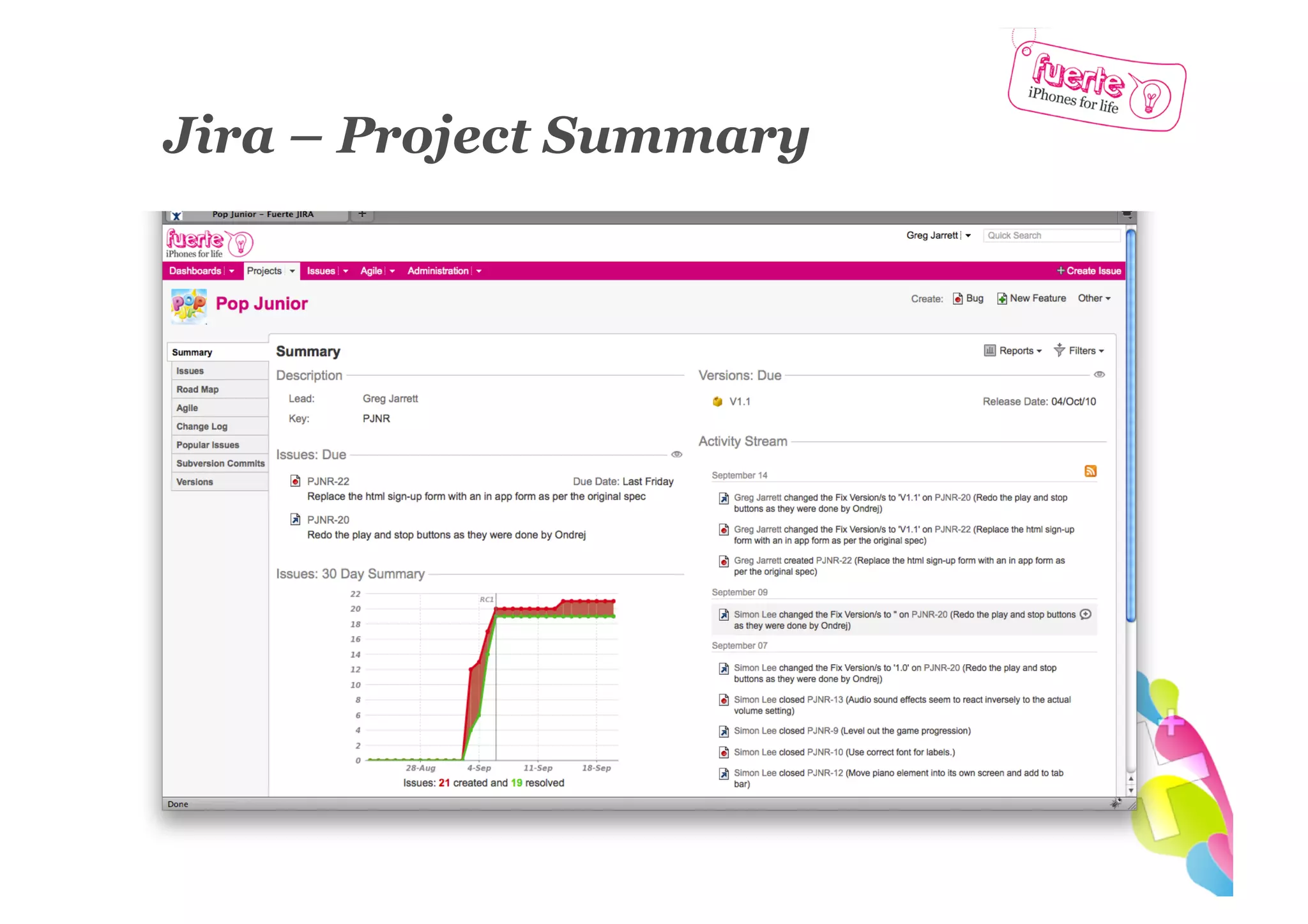 Jira – Project Summary
 
