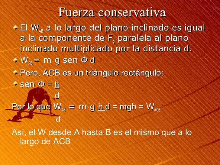 Fuerza conservativa
