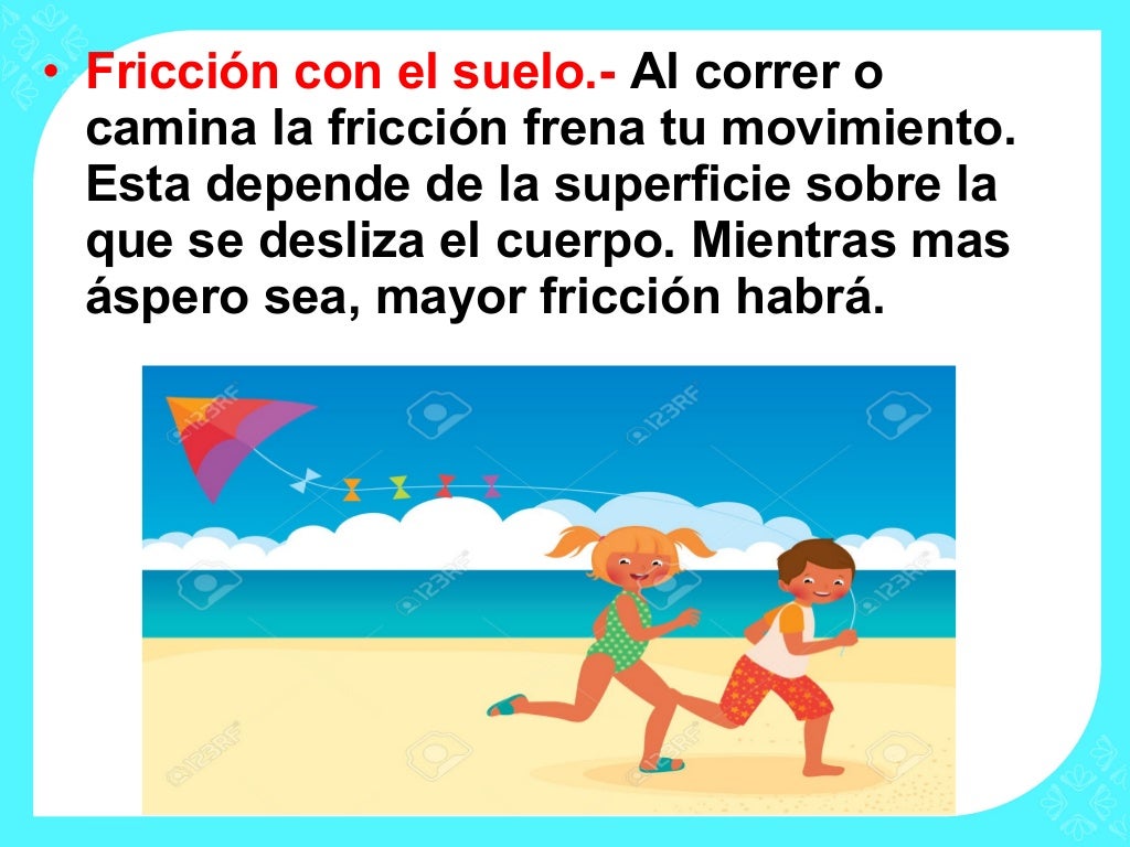 Fuerza de fricción Fuerza de fricción