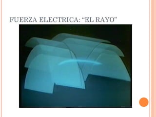 FUERZA ELECTRICA: “EL RAYO” 