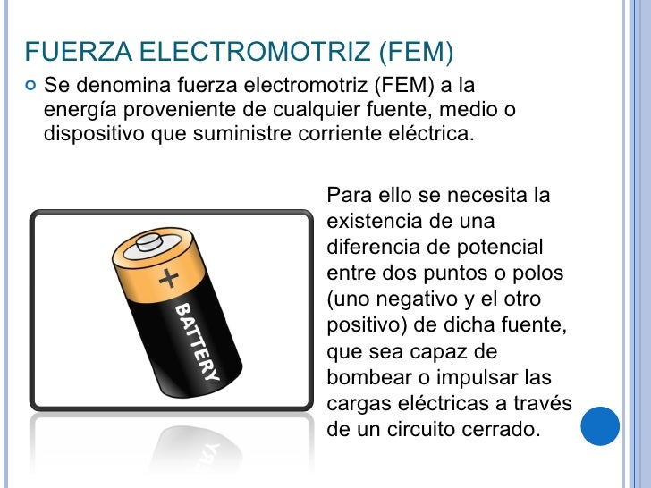 Fuerza electromotriz