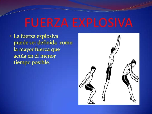 Fuerza explosiva