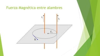 Fuerza Magnética entre alambres
 