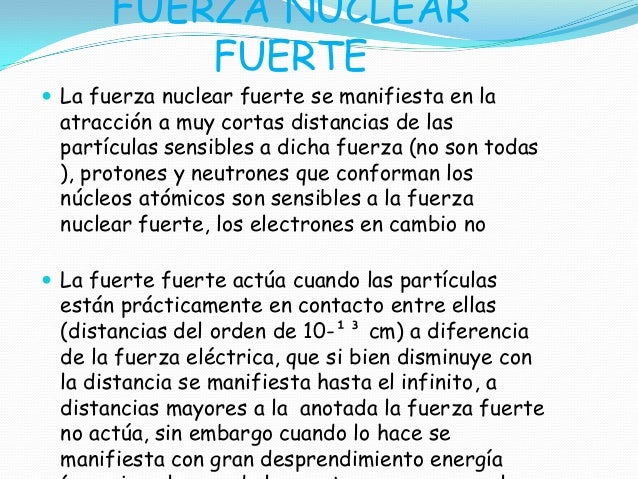 Fuerza Y Su Clasificacion