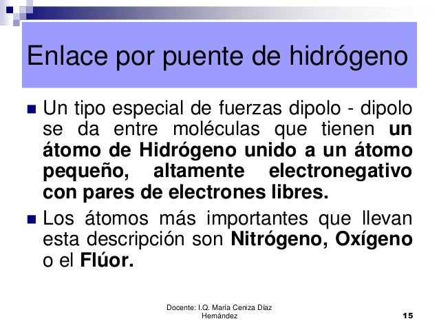Fuerzas intermoleculares