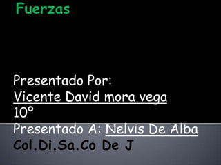 Presentado Por:
Vicente David mora vega
10º
Presentado A: Nelvis De Alba
Col.Di.Sa.Co De J
 