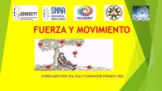 FUERZA Y MOVIMIENTO
COMPILADO POR: Dra. ZULLY CARVACHE FRANCO, MSc.
 