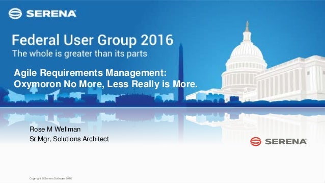 serena requirements manager serena requirements manager