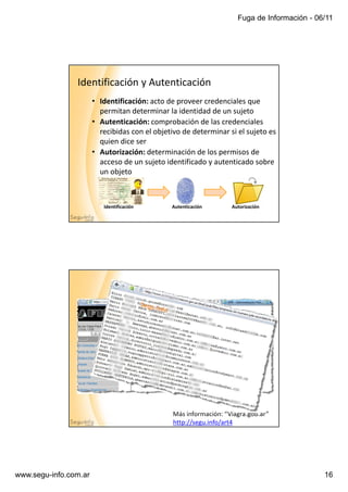 Fuga de información - segu-info | PDF