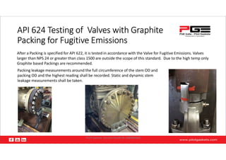 API 622, API 624 and API 641 for Fugitive Emissions | PDF