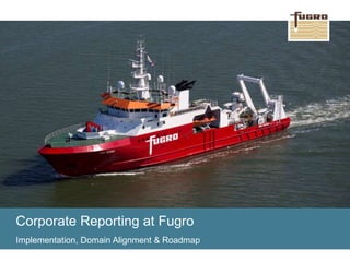 Corporate Reporting at Fugro
Implementation, Domain Alignment & Roadmap
 