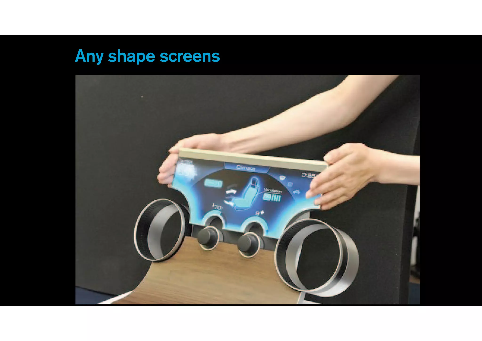 Any shape screens
 