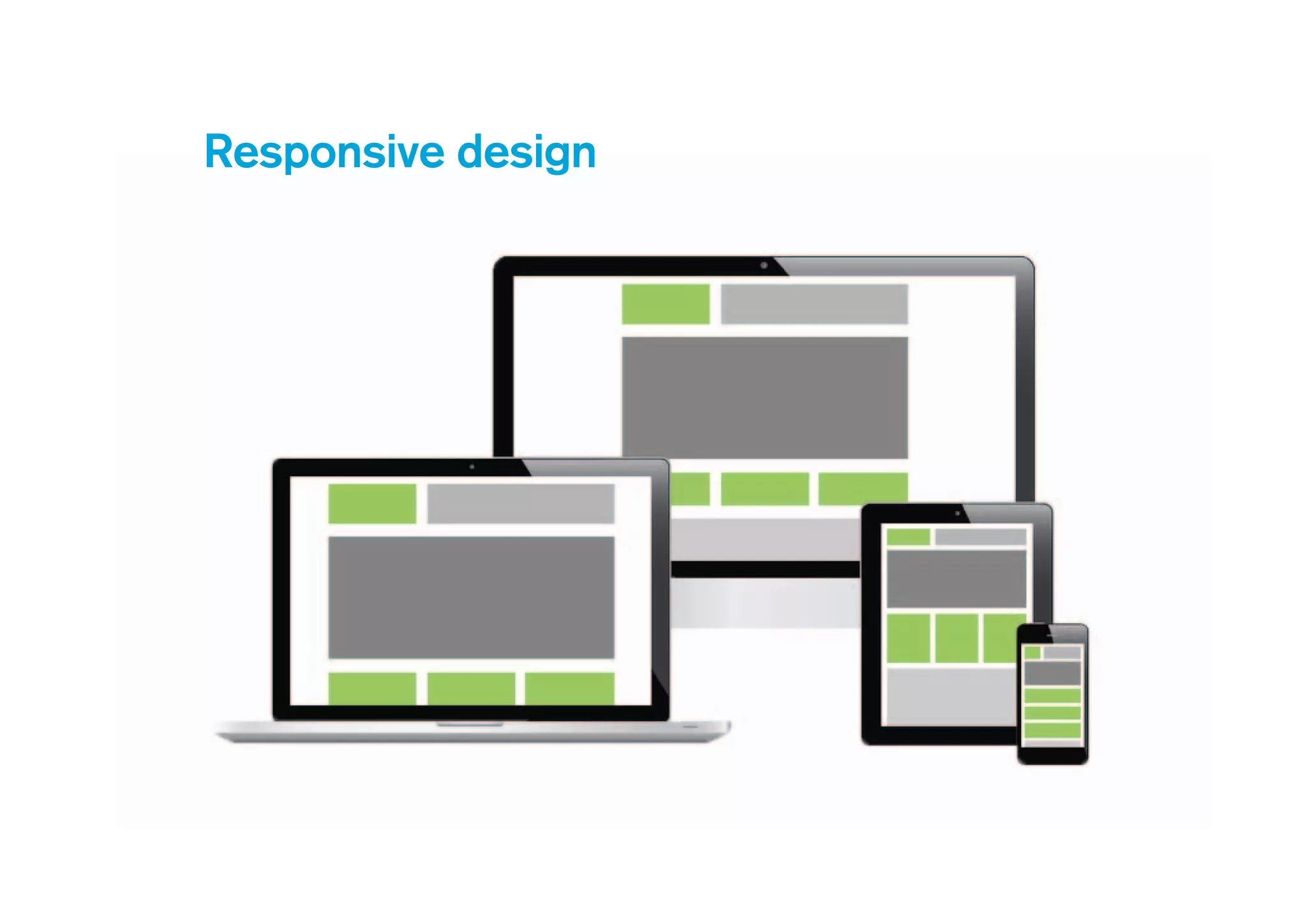 Responsive design
 