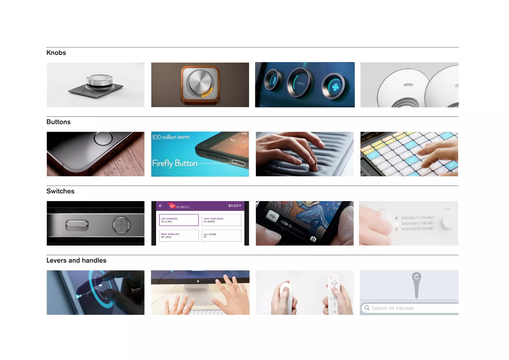 !
The Future of User Interfaces?
!
It’s like today, with
some small differences
!
— Greater relevance
— Politer interactions
— Evolved touch, gesture, voice
— New screen form factors
— Return to physical
!
 