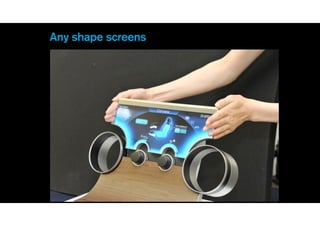 Curved screens
 