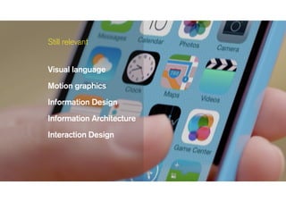 But there’s more to
UI than just GUI
Physical
Telephone
Voice
Embedded
Distributed
 