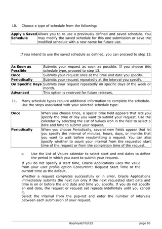 Modified Schedule Form Fujcci crp oracle payroll | DOC