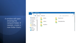 Creating Network Drive for DICOM File Output - A Step-by-Step Guide | PPTX