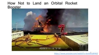 How Not to Land an Orbital Rocket
Booster
80
https://www.youtube.com/watch?v=bvim4rsNHkQ
 