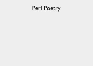 Lisp Poetry