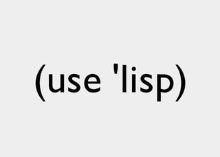 Lisp Poetry