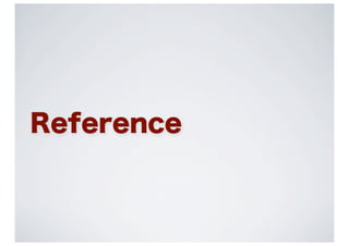 Reference
 