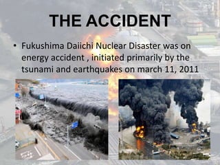 Fukushima earthquake and nuclear disaster
